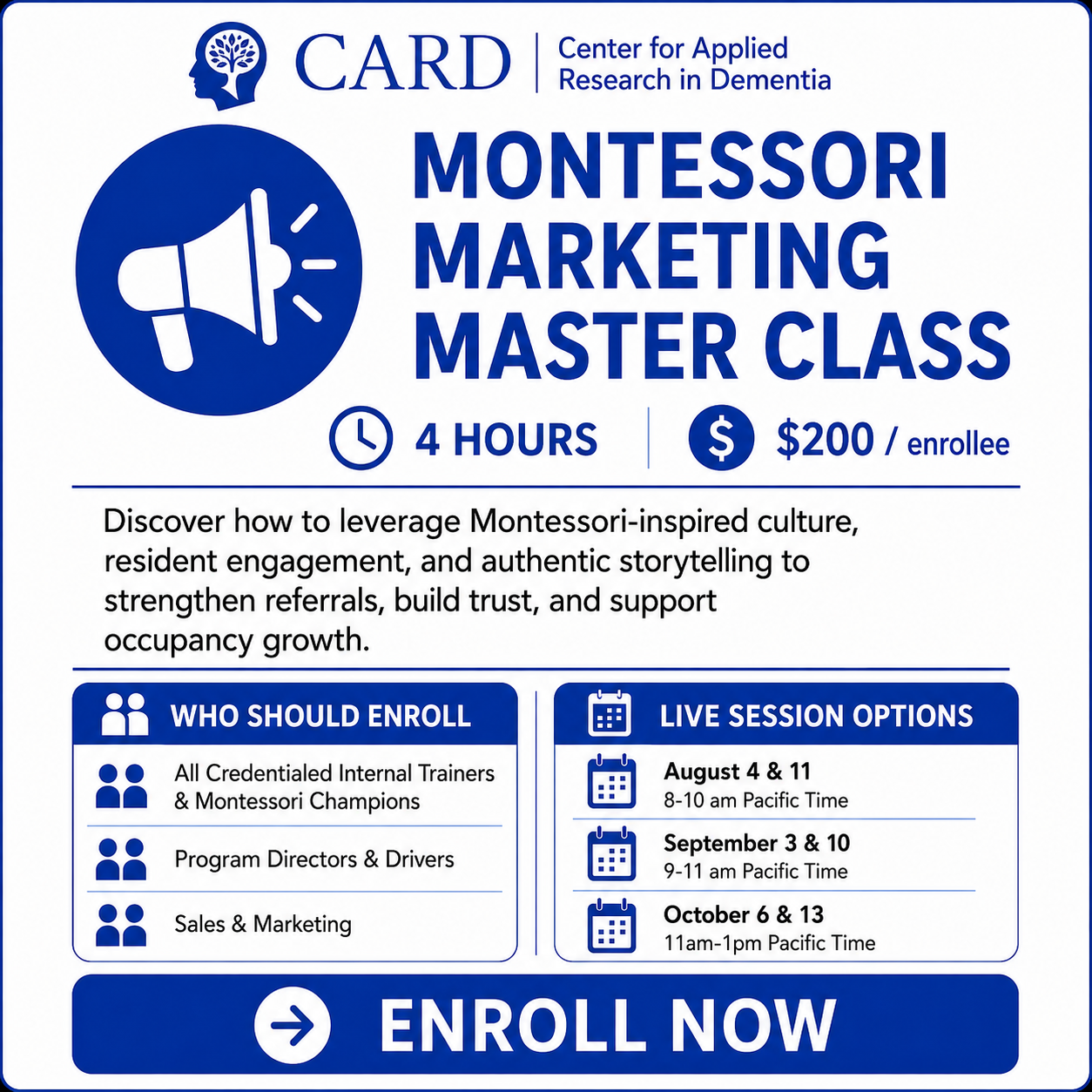 Montessori Marketing Master Class: 4 Hours