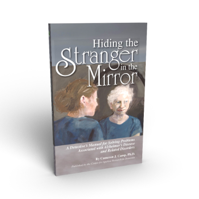 Cover of Hiding the Stranger in the Mirror book shown at an angle